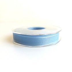 Lurex Organza Ribbon  15 mm - Color Light Blue